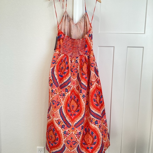 Love the Label Rita Halter A-Line Midi Dress Anthropologie NEW XL - Picture 10 of 16